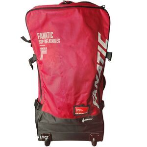 Fanatic SUP‎ Inflatable Travel Backpack With Wheels 98" Red & Black For Stand-Up